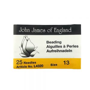 john james beading needle envelope