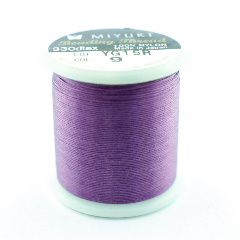 miyuki beading thread purple 09