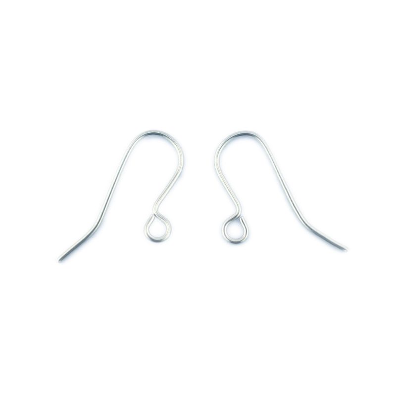 surgical steel earwire sheperds crook