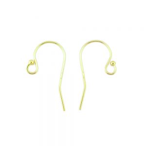 gold filled earwire shepards crook