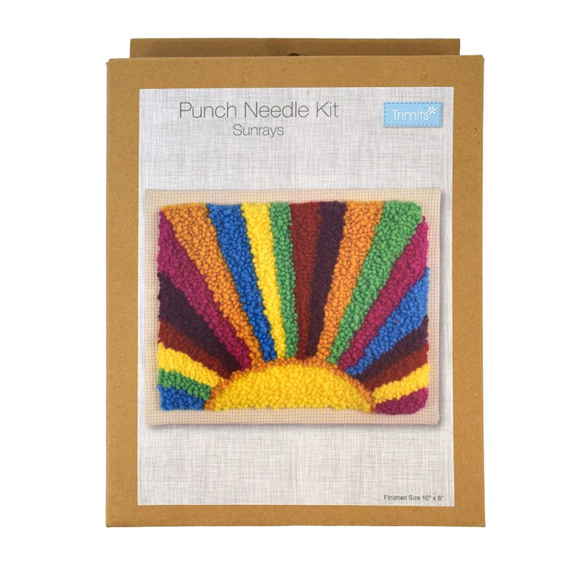 sunrays punch needle kit box