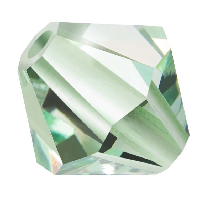 Chrysolite Preciosa crystal bicone bead