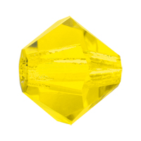 Citrine Preciosa crystal bicone bead