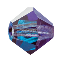 Burmunda Blue Preciosa crystal bicone bead