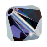 Deep Tanzanite Preciosa crystal bicone bead