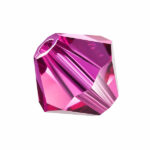 Fuchsia Preciosa crystal bicone bead