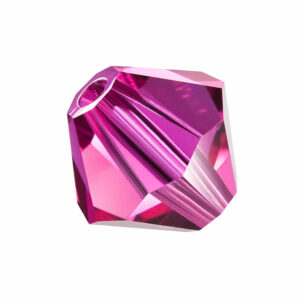 Fuchsia Preciosa crystal bicone bead