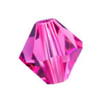 Indian Pink Preciosa crystal bicone bead