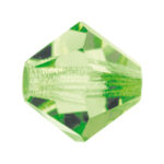 Peridot Preciosa crystal bicone bead