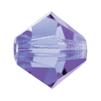 Tanzanite Preciosa crystal bicone bead