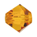 Topaz Preciosa crystal bicone bead