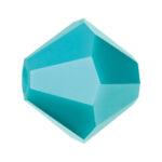 Turquoise Preciosa crystal bicone bead