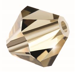 Black Diamond Preciosa crystal bicone bead