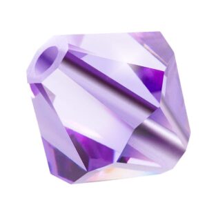 Violet Preciosa crystal bicone bead