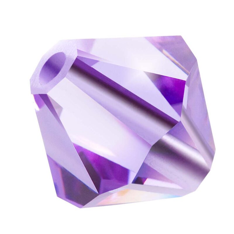 Violet Preciosa crystal bicone bead