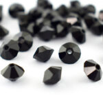 Preciosa Crystal Spacer beads jet
