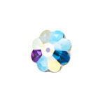 6mm crystal ab sew on flower