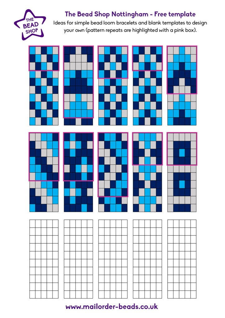 Free Bead Loom patterns The Bead Shop Nottingham