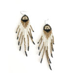 Deco Rainbow Fringe Earrings