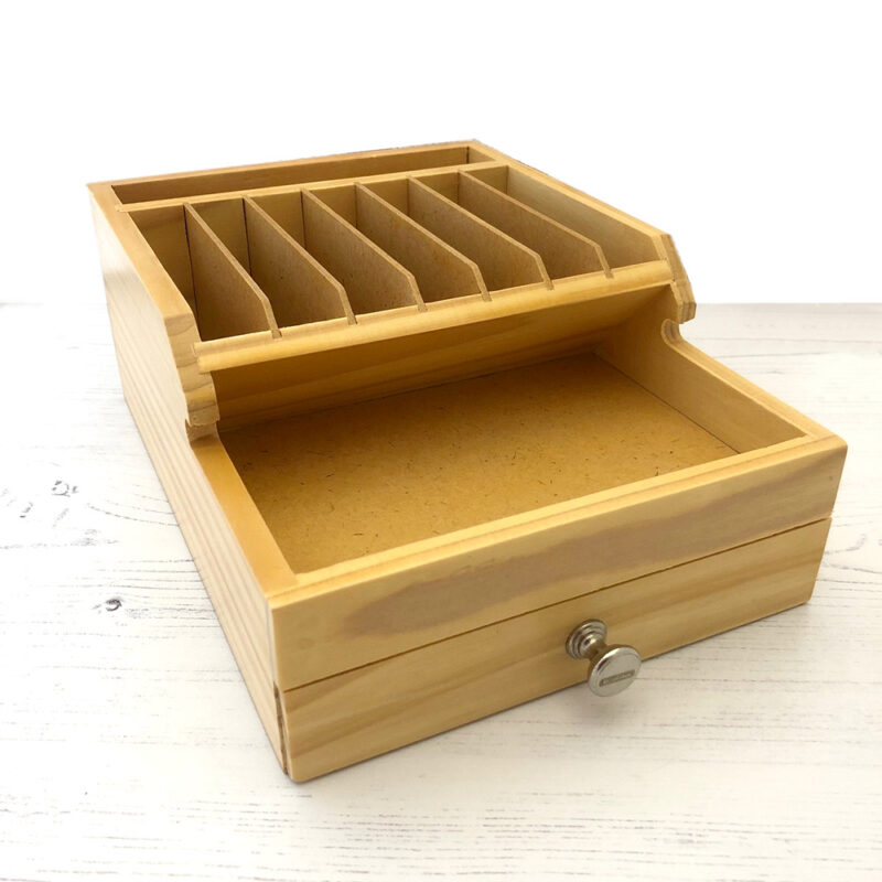 wooden bead organiser