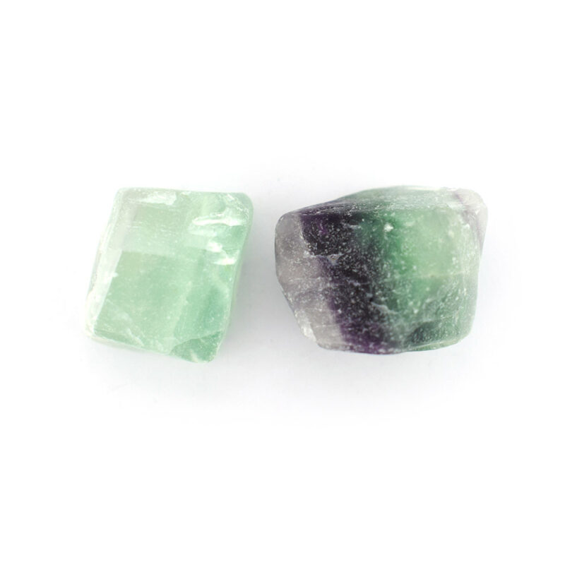 rainbow fluorite gemstone nugget beads