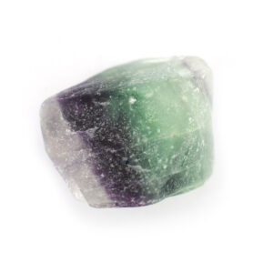 rainbow fluorite gemstone nugget bead