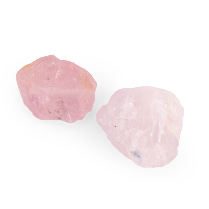 rose quartz rough gemstone nugget beads