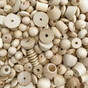 Natural Plain Wooden Bead Mix The Bead Shop Nottingham