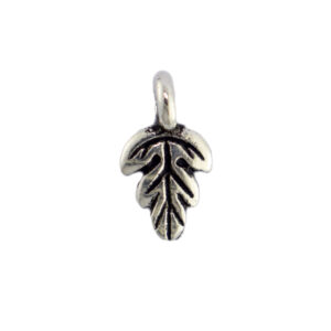 tierracast oak leaf charm