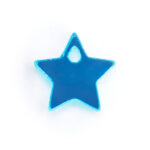 blue acrylic star charm