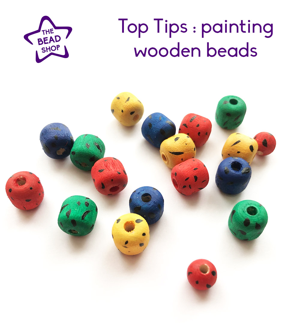 Top Tips for painting wooden beads - The Bead Shop Nottingham