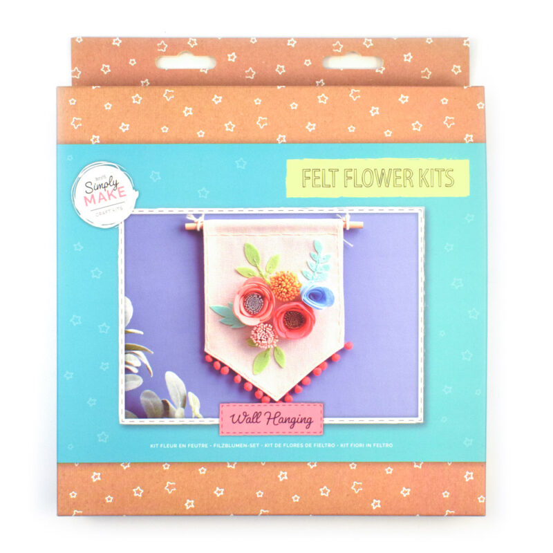 felt flowers wall hanging kit