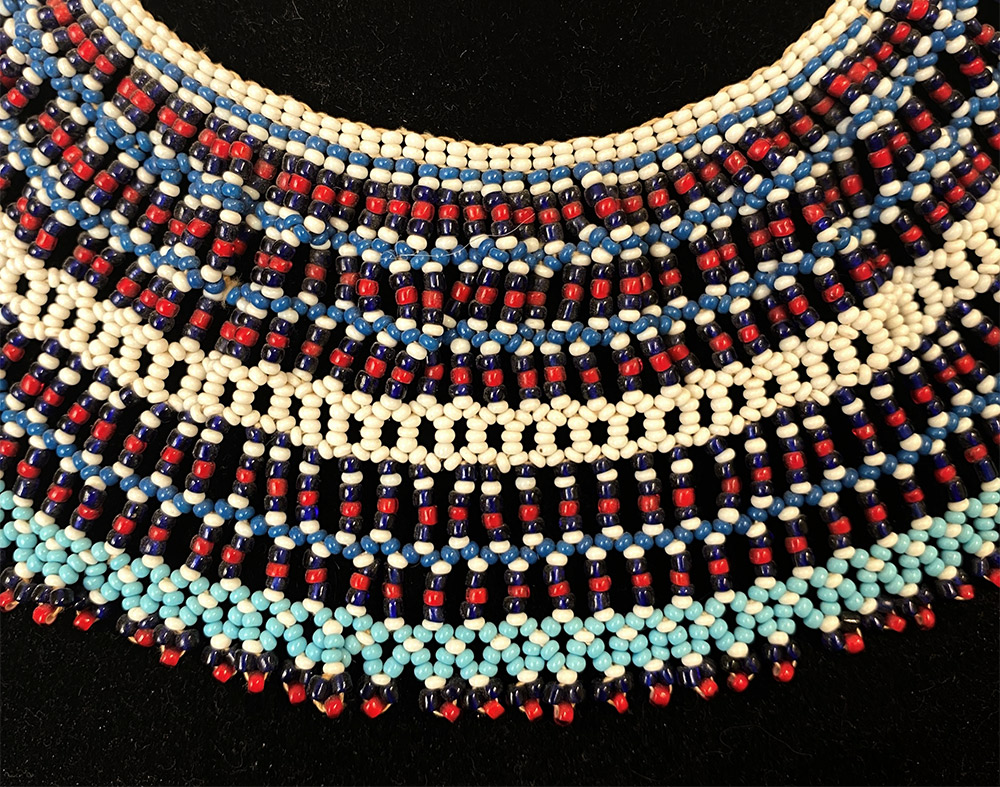 African beadwork necklace