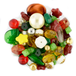 Czech Glass Christmas Bead Mix