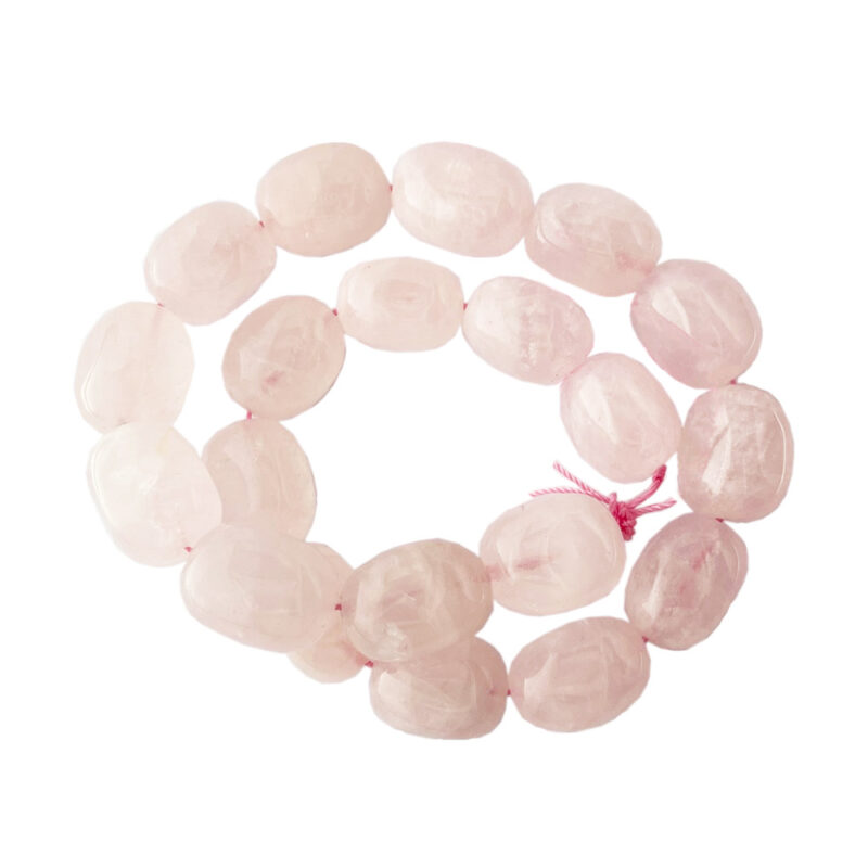 Rose Quartz Tumblestone Gemstone Bead