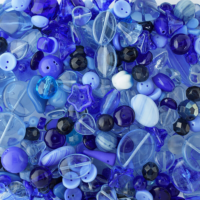 Blue glass mix