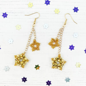 Party Star Earrings Kit - Gold