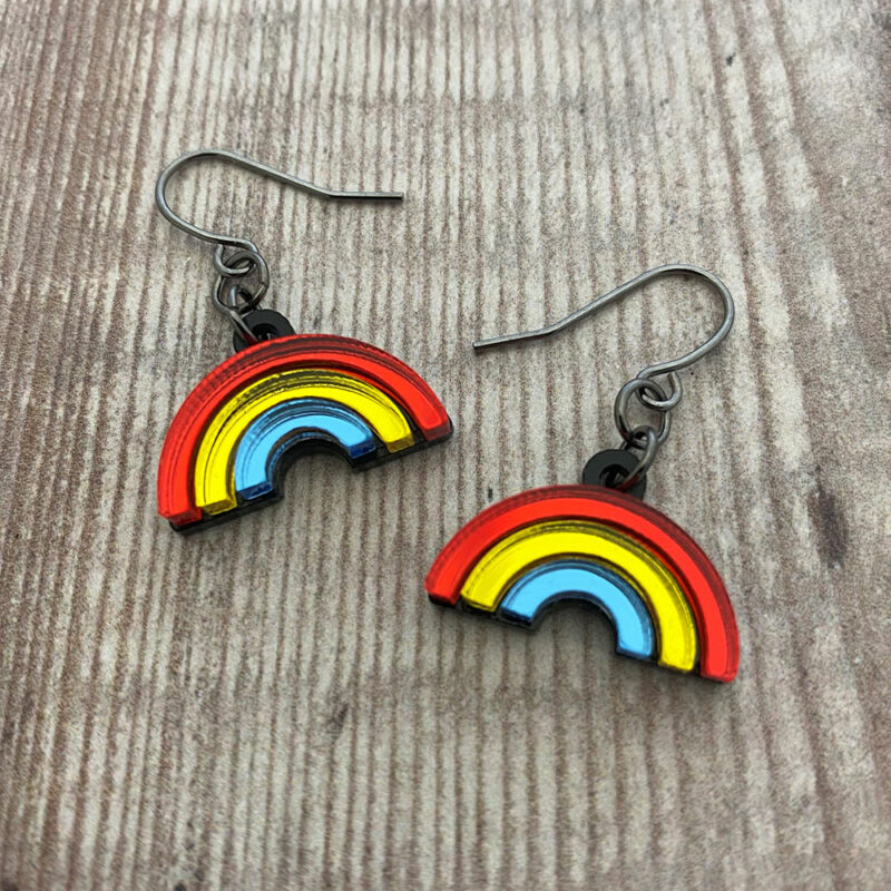 Acrylic Rainbow Charm Pendant