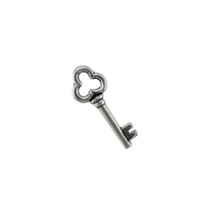 Tierracast drop Key pendant charm