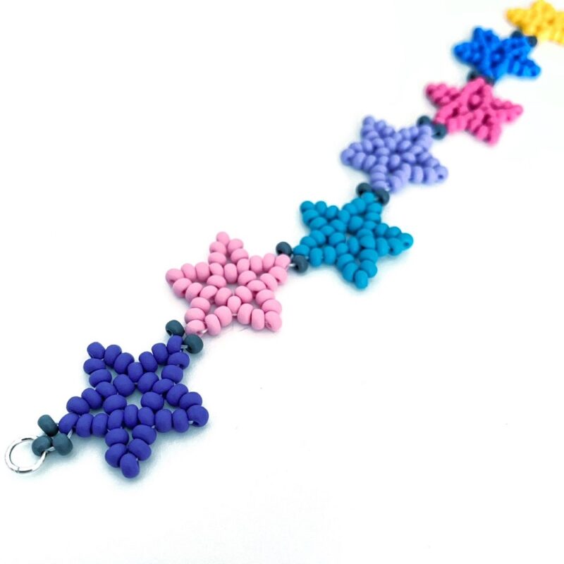 PermaLux seed beads star bracelet - The Bead Shop Nottingham