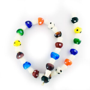 Glass Mushroom Beads