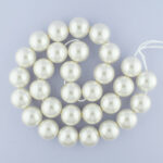 12mm White Preciosa Crystal Pearls