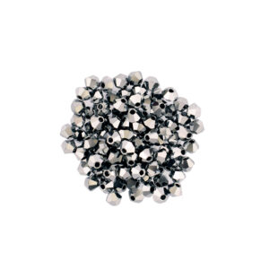 3mm Jet Hematite 2x Bicones Preciosa Crystal Bead