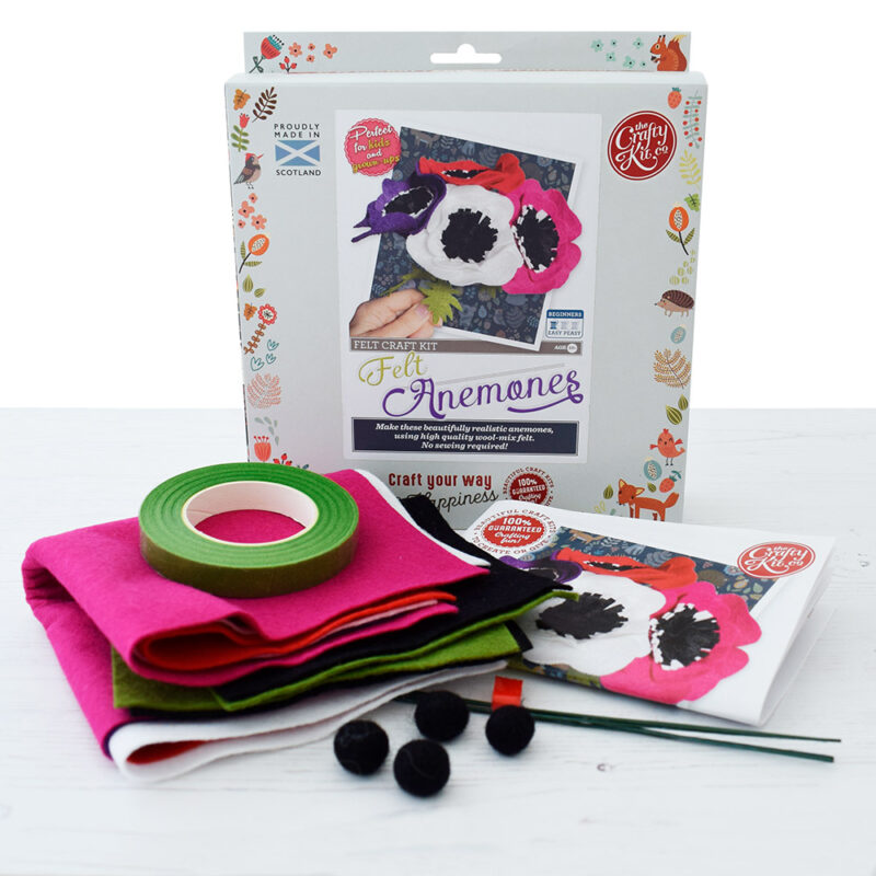 Make Your Own Felt Anemones Kit