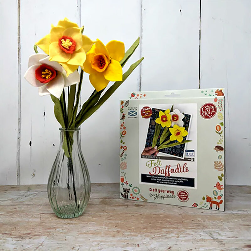 Daffodils Felt Flowers
