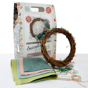 Succulent Wreath Felt Kit