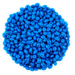 vivid blue czech superduo beads