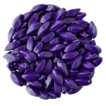 Czech Glass Vivid Purple Twist glass bead