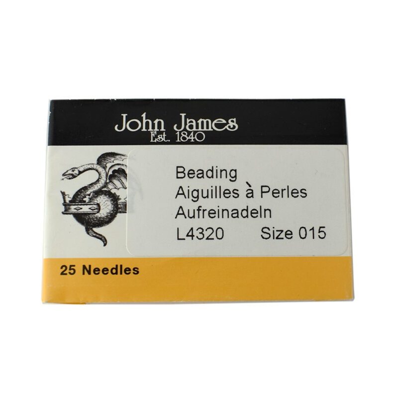 John James size 15 beading needles