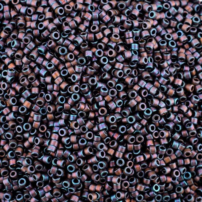 DB312 matte metallic dark copper miyuki delica beads